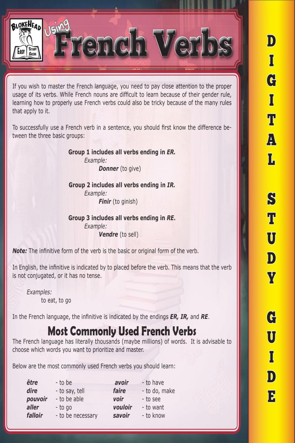 Big bigCover of French Verbs ( Blokehead Easy Study Guide)