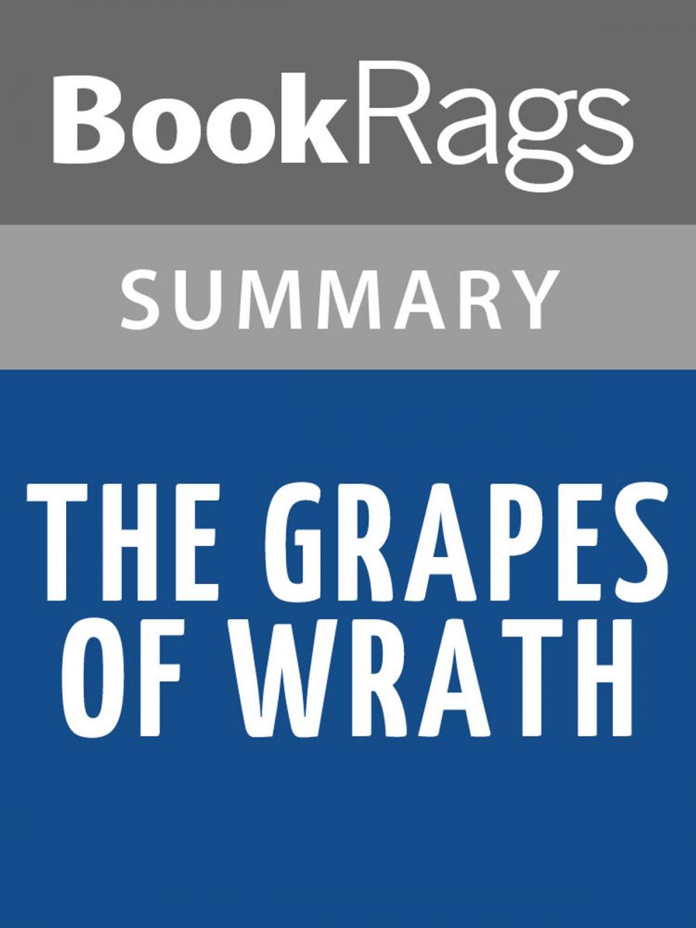 Big bigCover of The Grapes of Wrath by John Steinbeck Summary & Study Guide