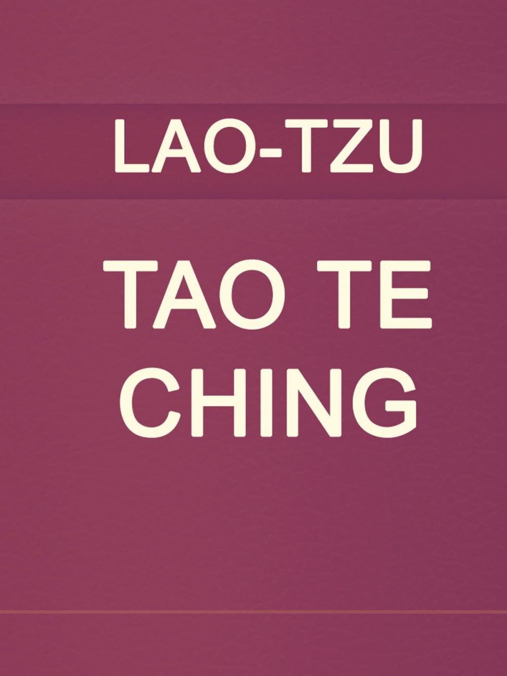 Big bigCover of Tao Te Ching