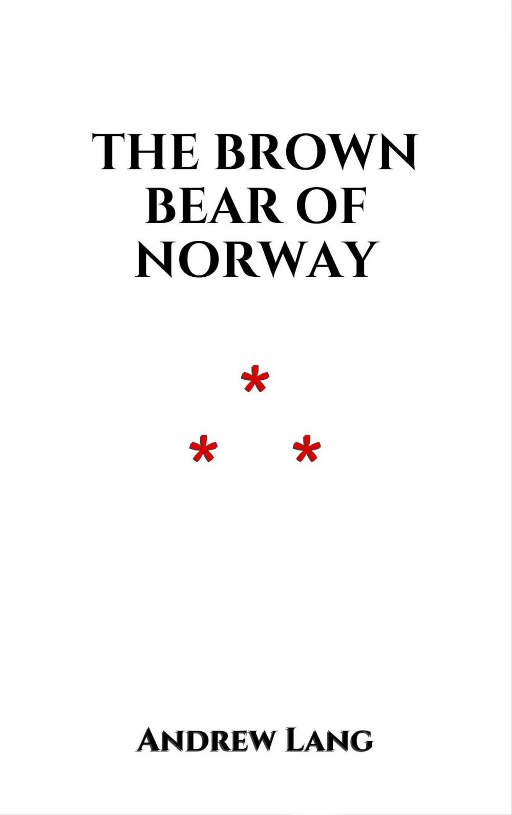 Big bigCover of The Brown Bear of Norway