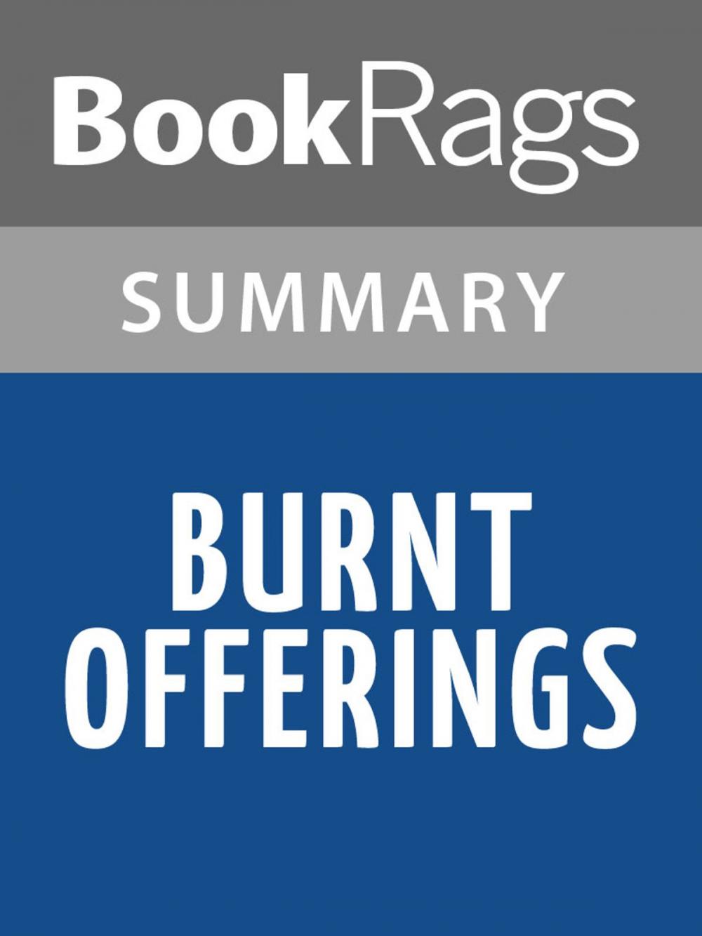 Big bigCover of Burnt Offerings by Laurell K. Hamilton Summary & Study Guide