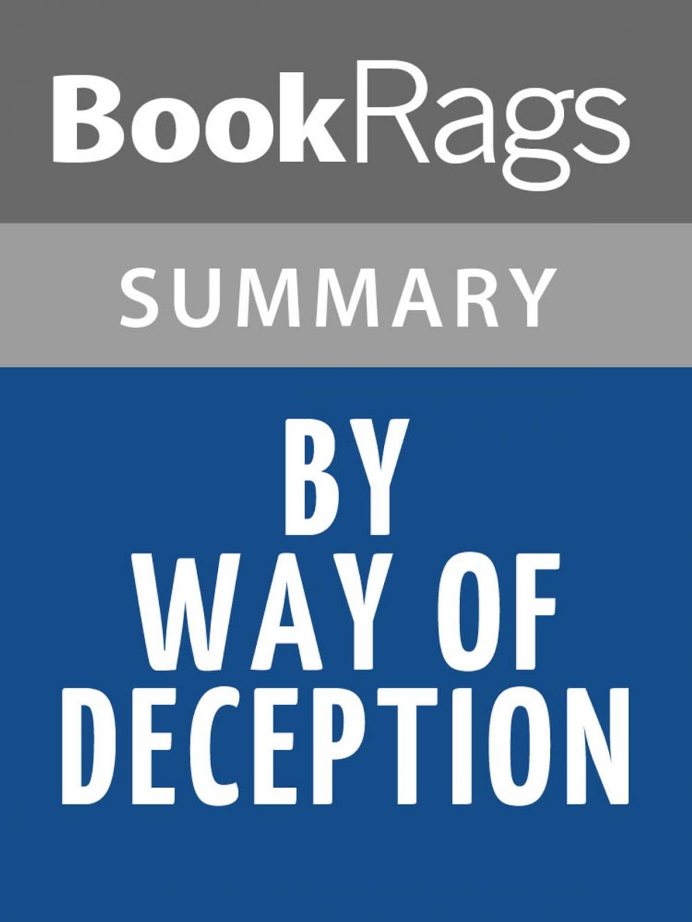 Big bigCover of By Way of Deception by Victor Ostrovsky Summary & Study Guide