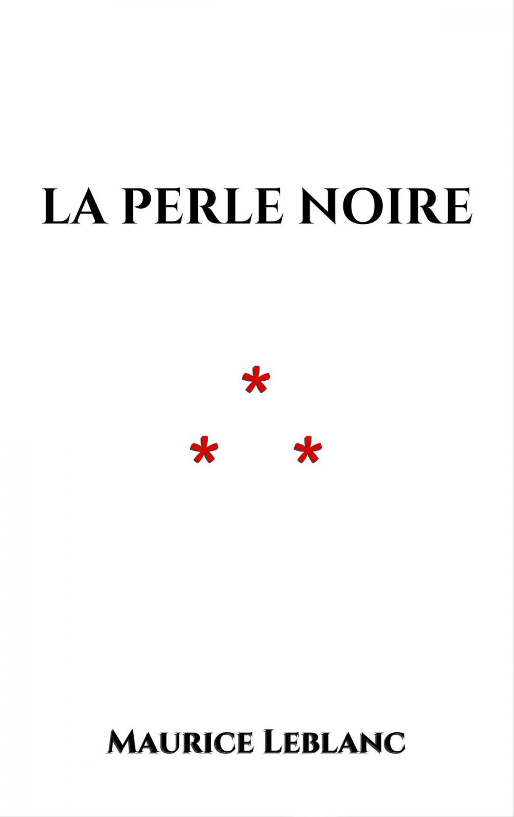 Big bigCover of La perle noire