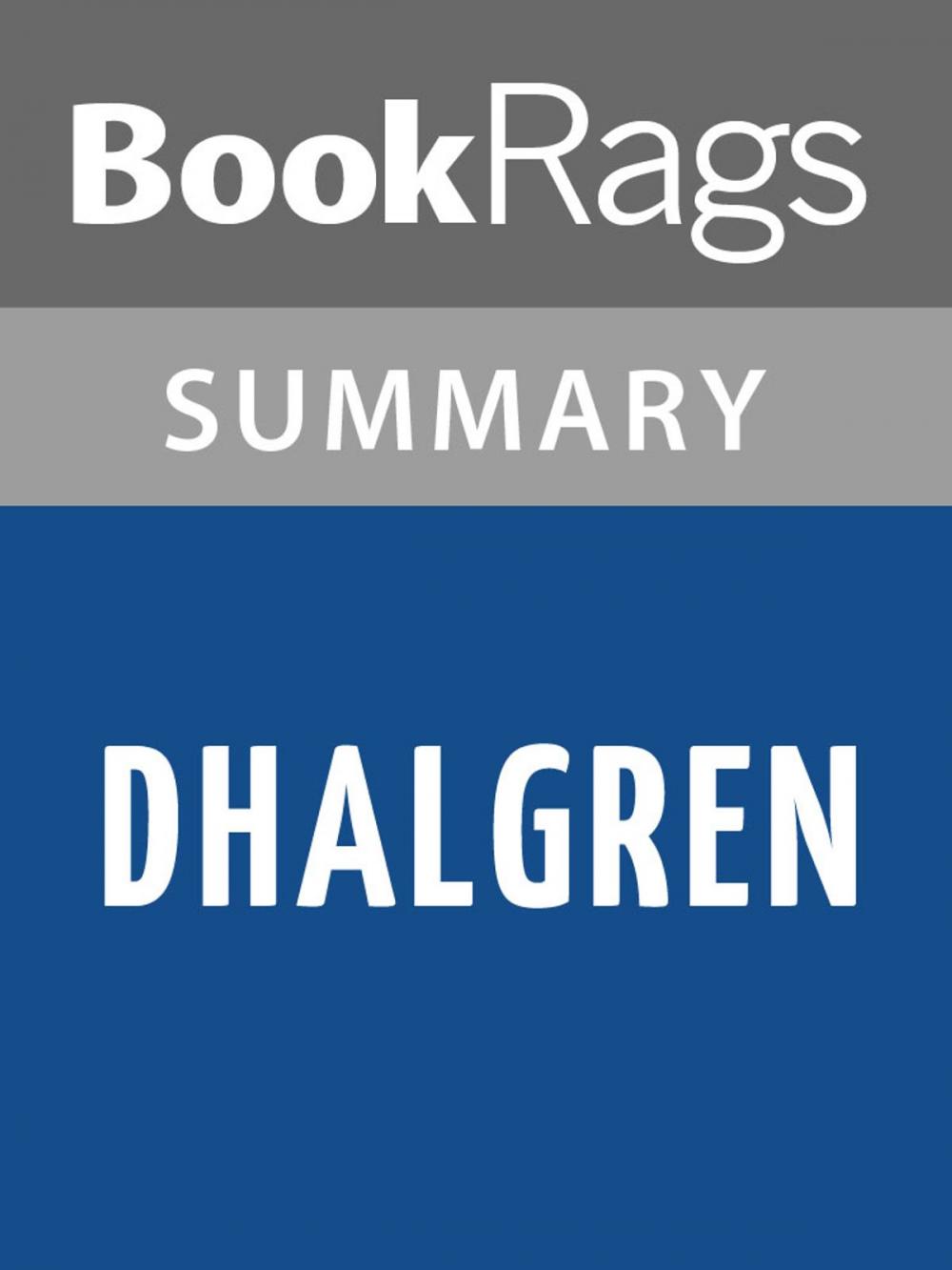 Big bigCover of Dhalgren by Samuel R. Delany Summary & Study Guide