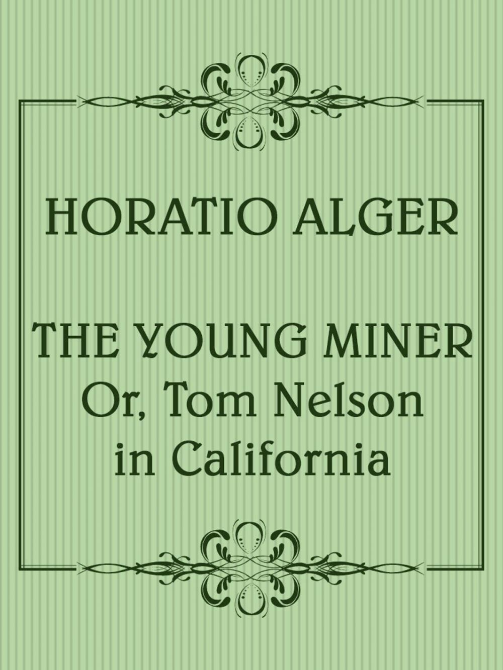 Big bigCover of The Young Miner; Or, Tom Nelson in California