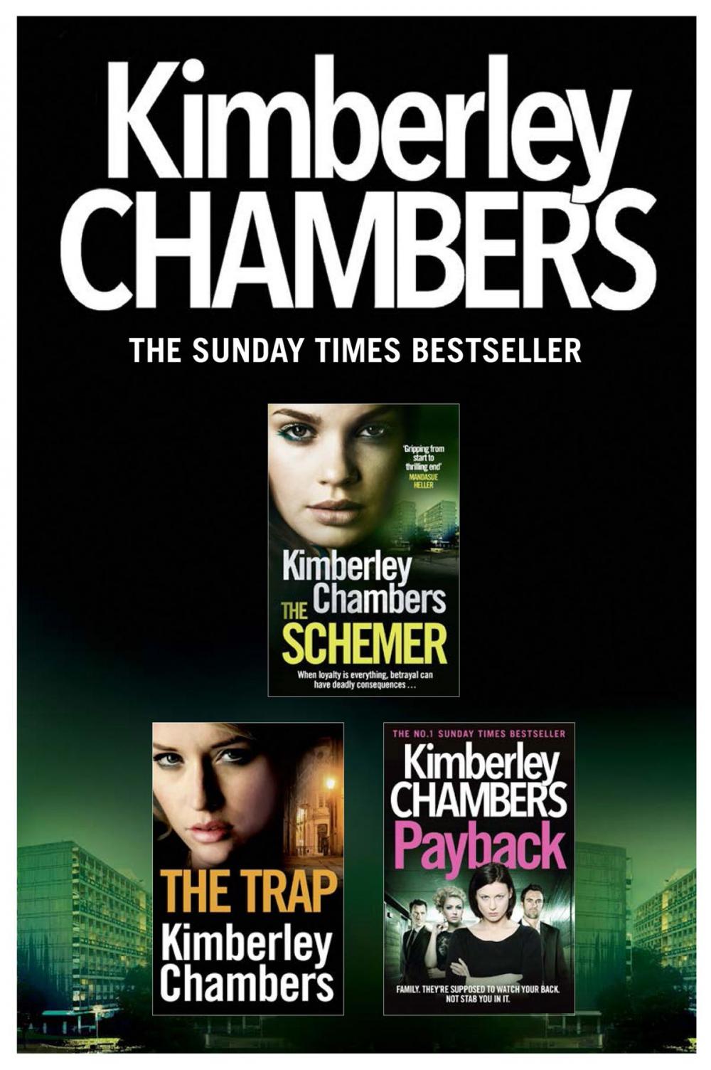 Big bigCover of Kimberley Chambers 3-Book Collection: The Schemer, The Trap, Payback