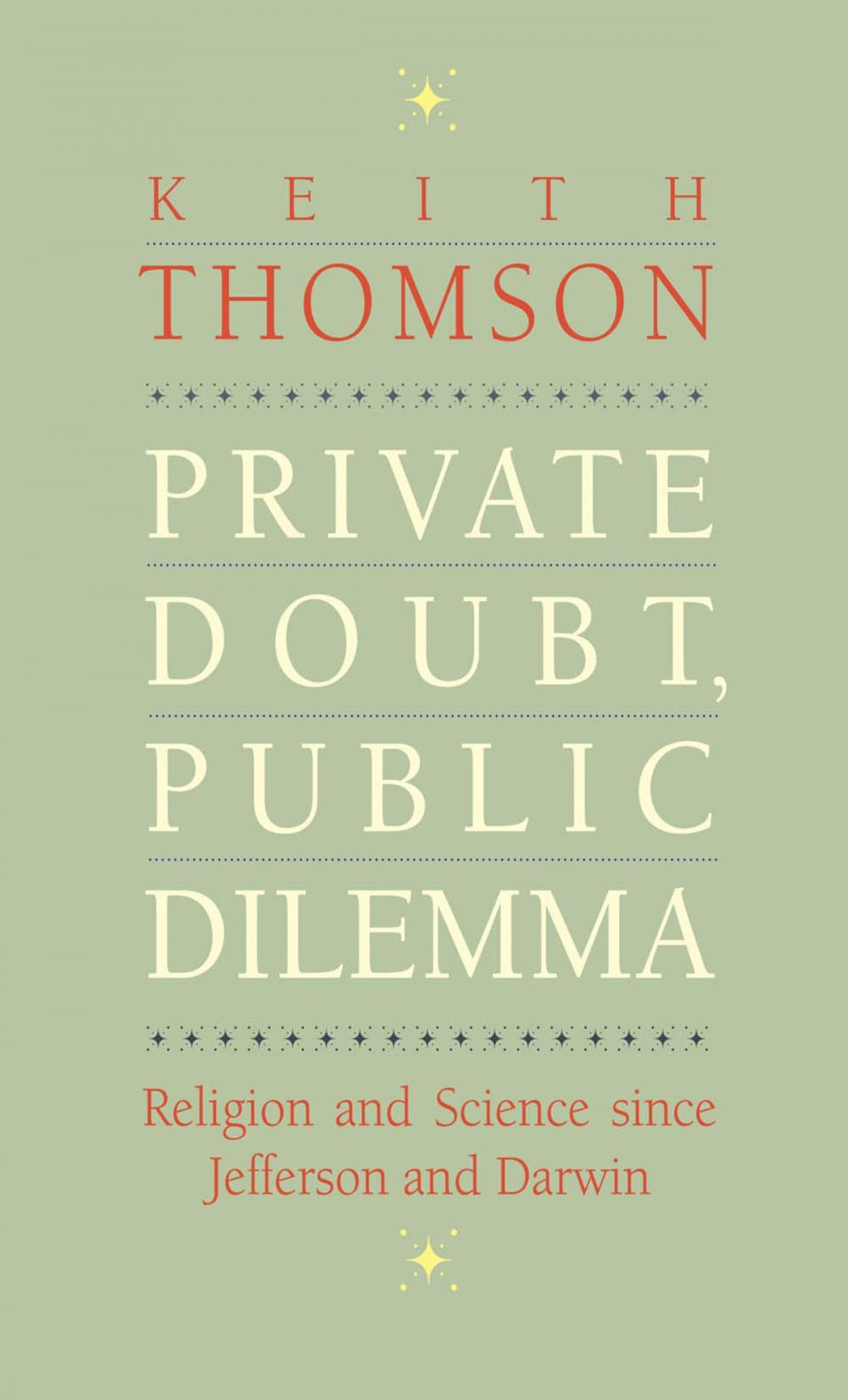 Big bigCover of Private Doubt, Public Dilemma