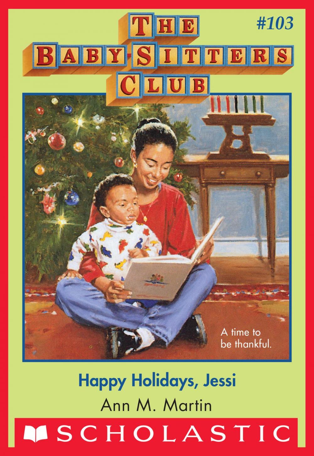 Big bigCover of The Baby-Sitters Club #103: Happy Holidays, Jessi