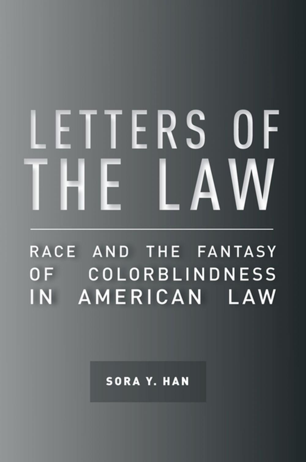 Big bigCover of Letters of the Law