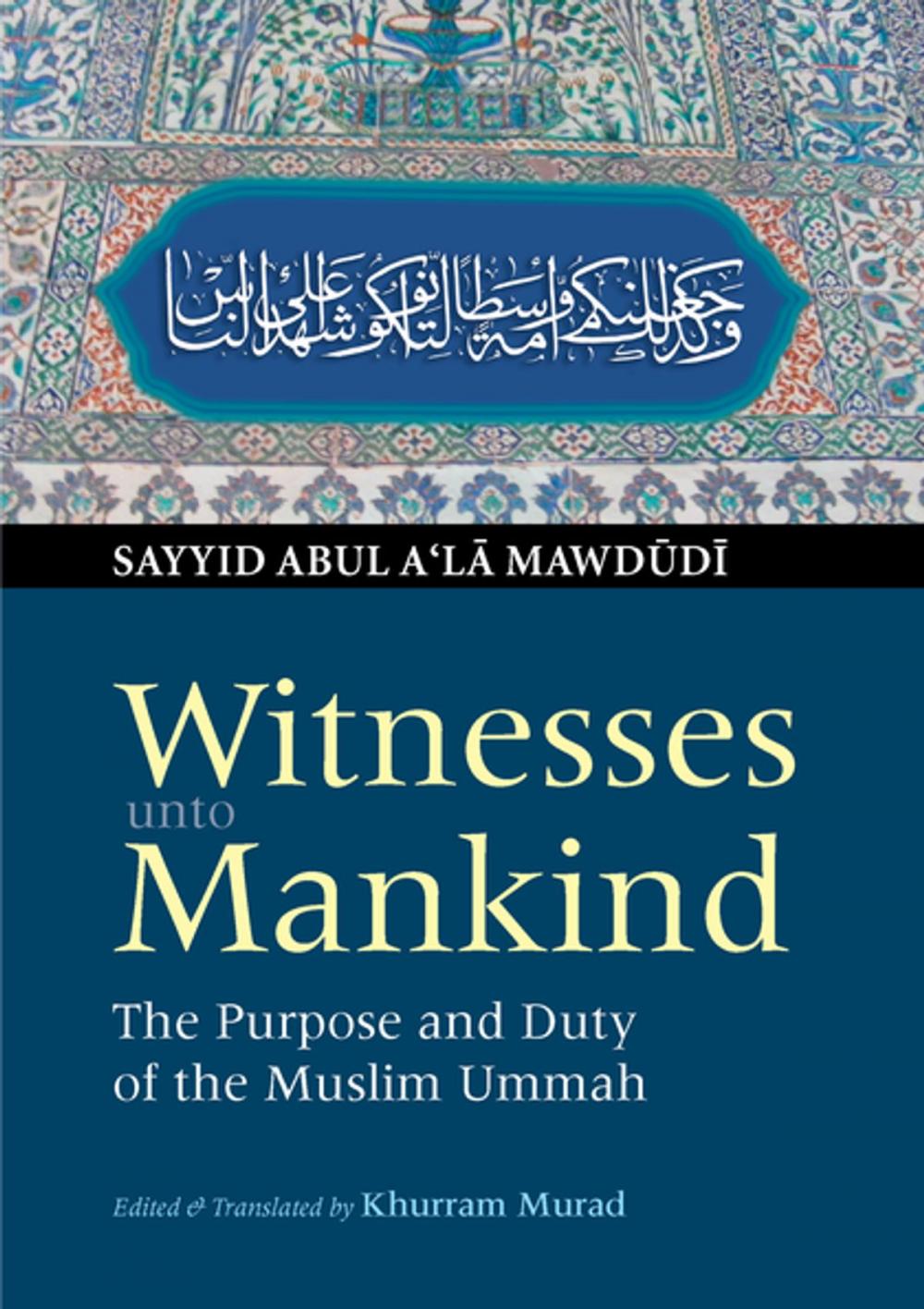 Big bigCover of Witnesses unto Mankind