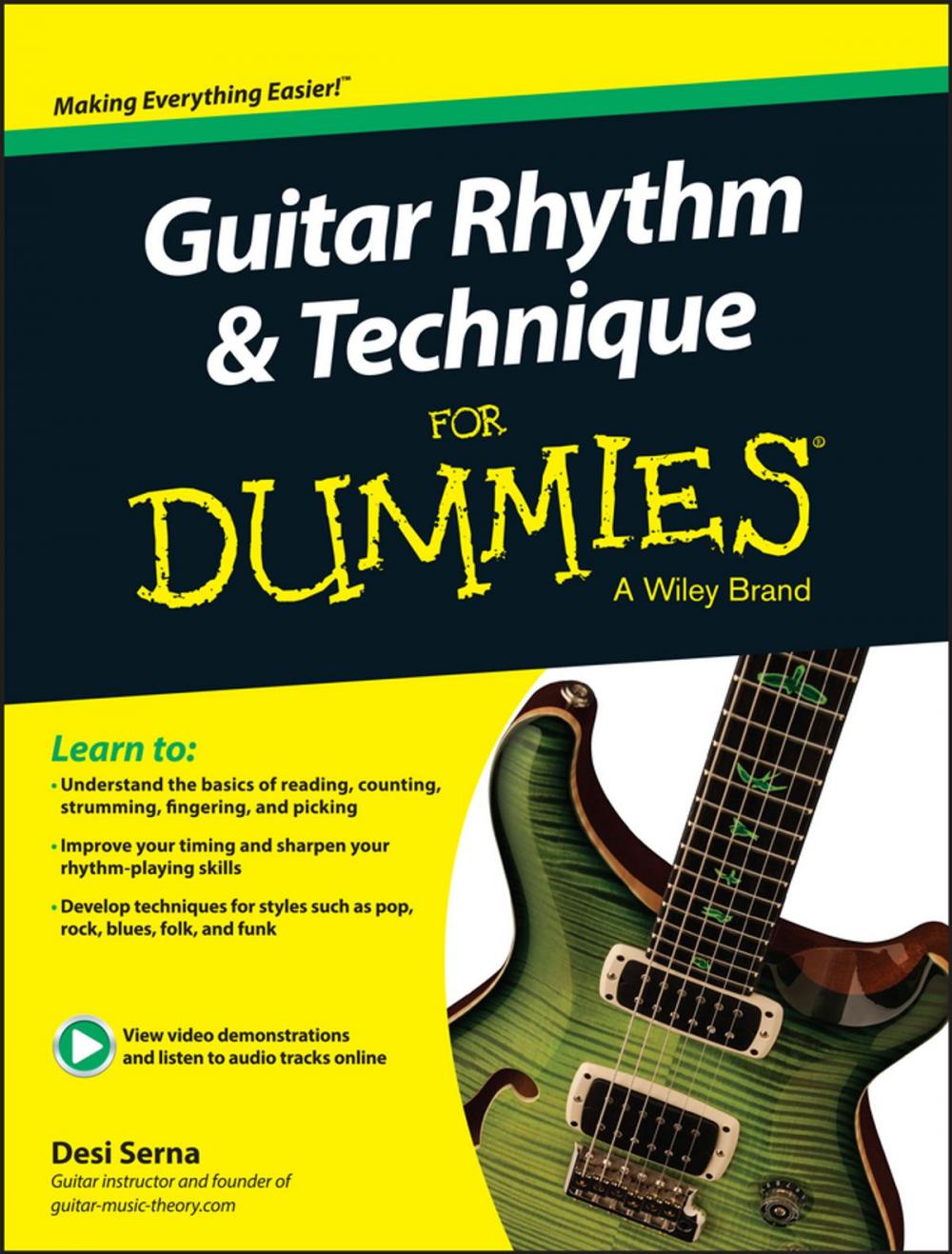 Big bigCover of Guitar Rhythm and Technique For Dummies