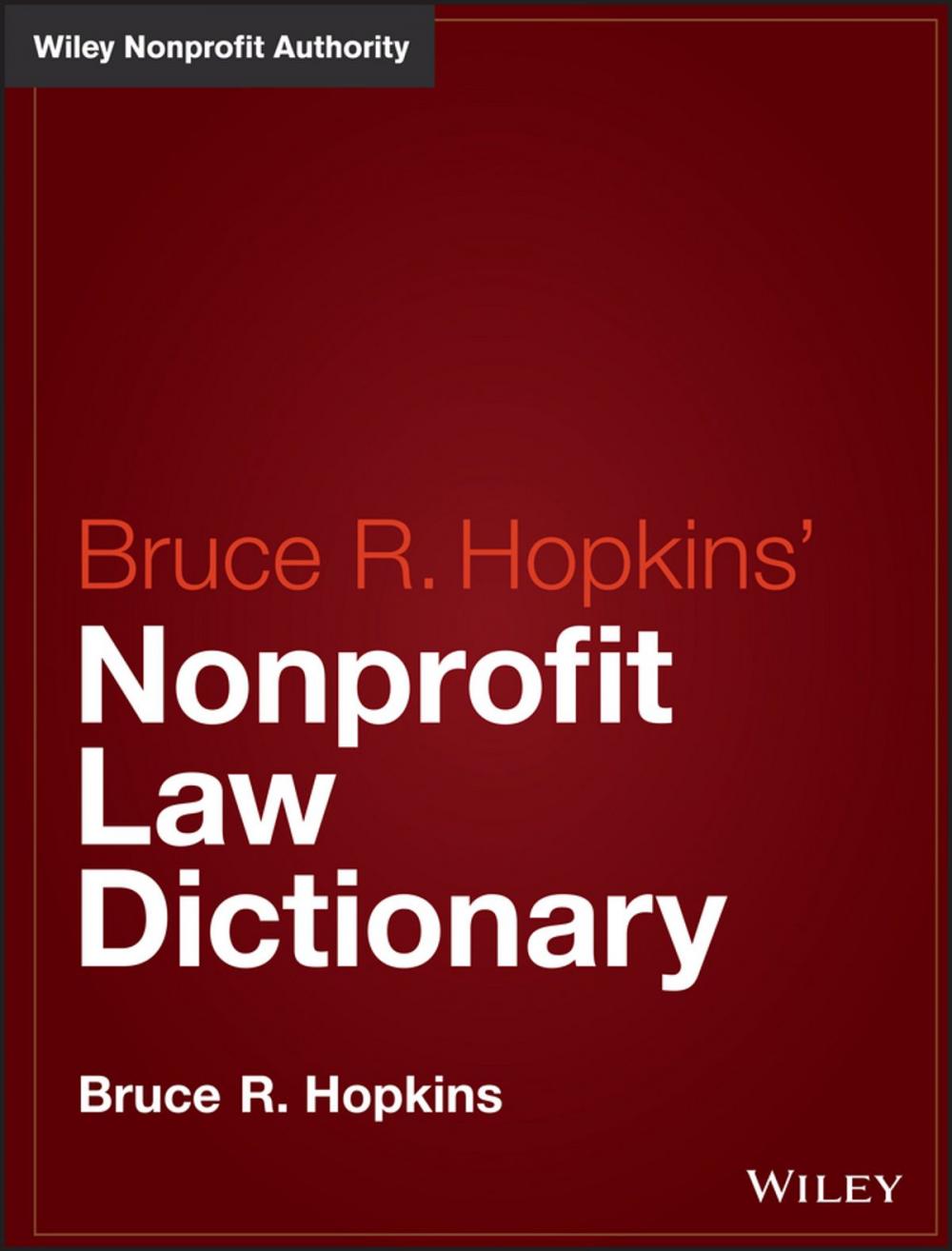 Big bigCover of Hopkins' Nonprofit Law Dictionary