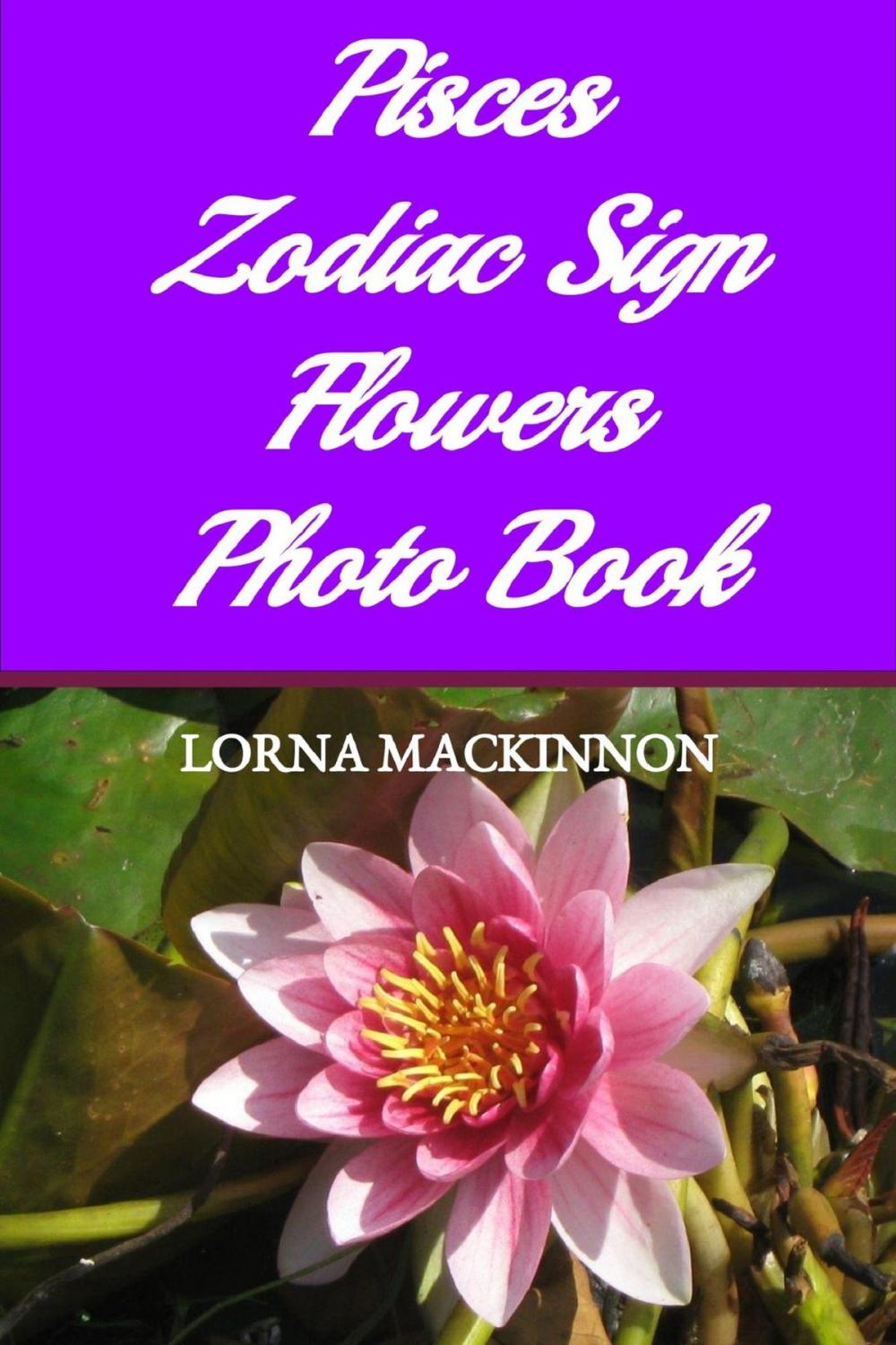 Big bigCover of Pisces Zodiac Sign Flowers Photo Book