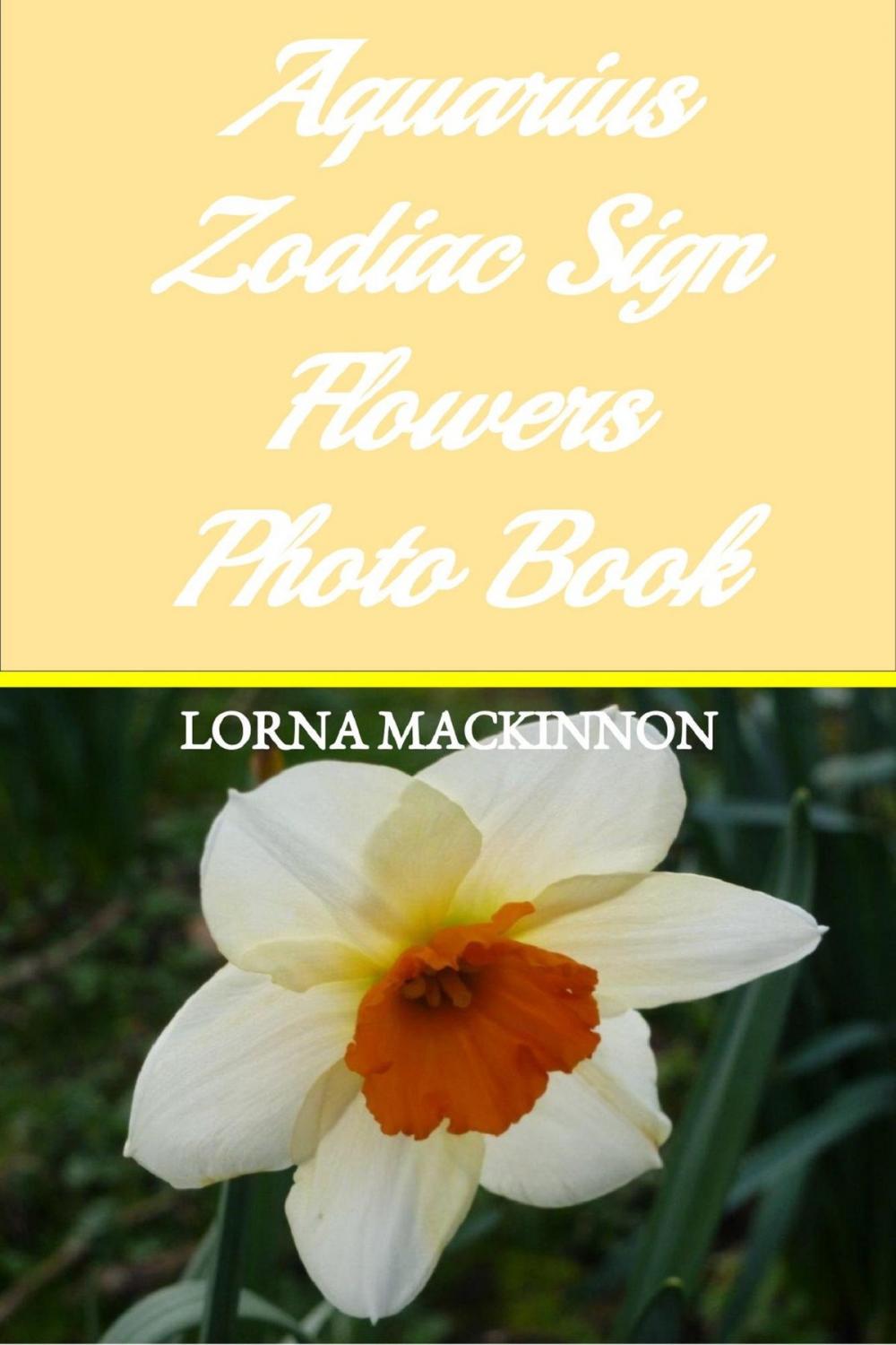 Big bigCover of Aquarius Zodiac Sign Flowers Photo Book