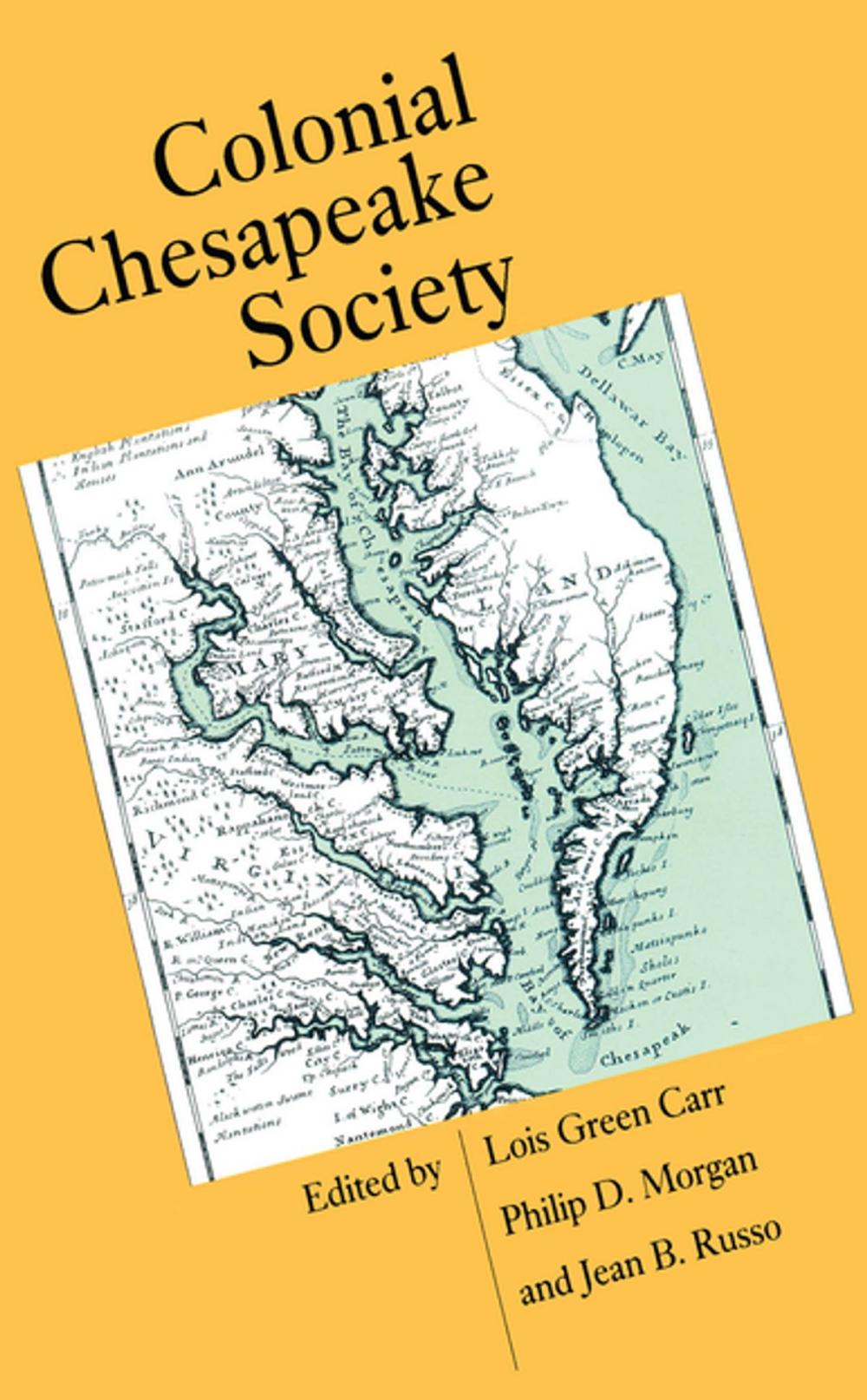 Big bigCover of Colonial Chesapeake Society