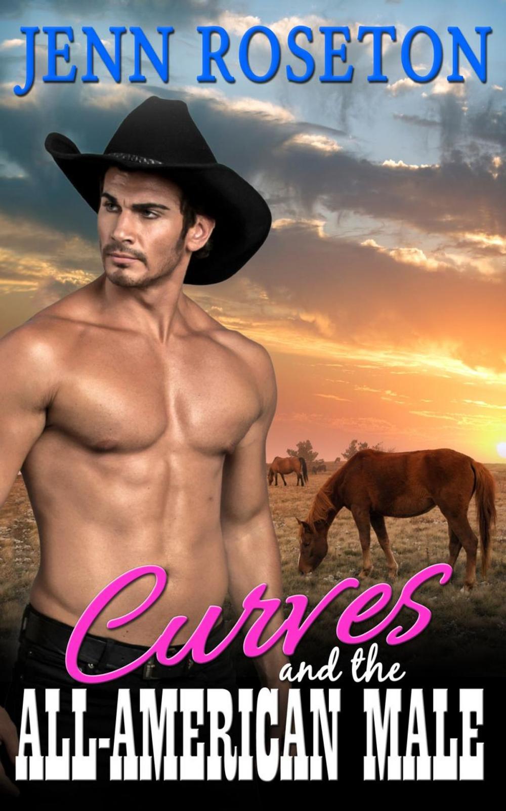 Big bigCover of Curves and the All-American Male (BBW Western Romance - Coldwater Springs 7)