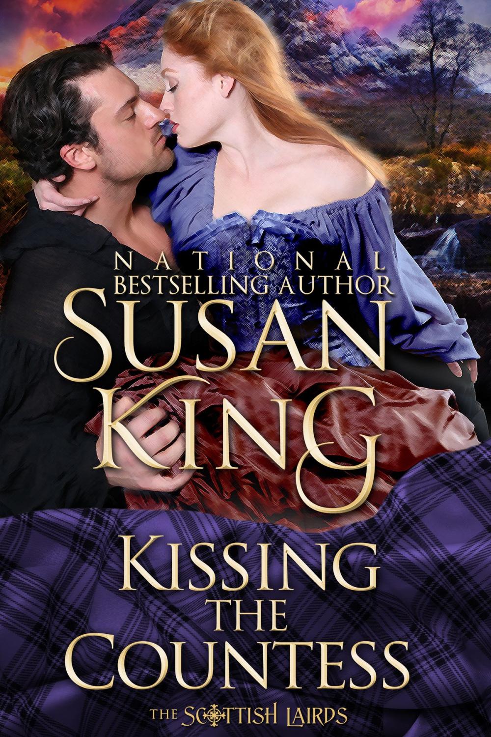 Big bigCover of Kissing the Countess (The Scottish Lairds Series, Book 3)