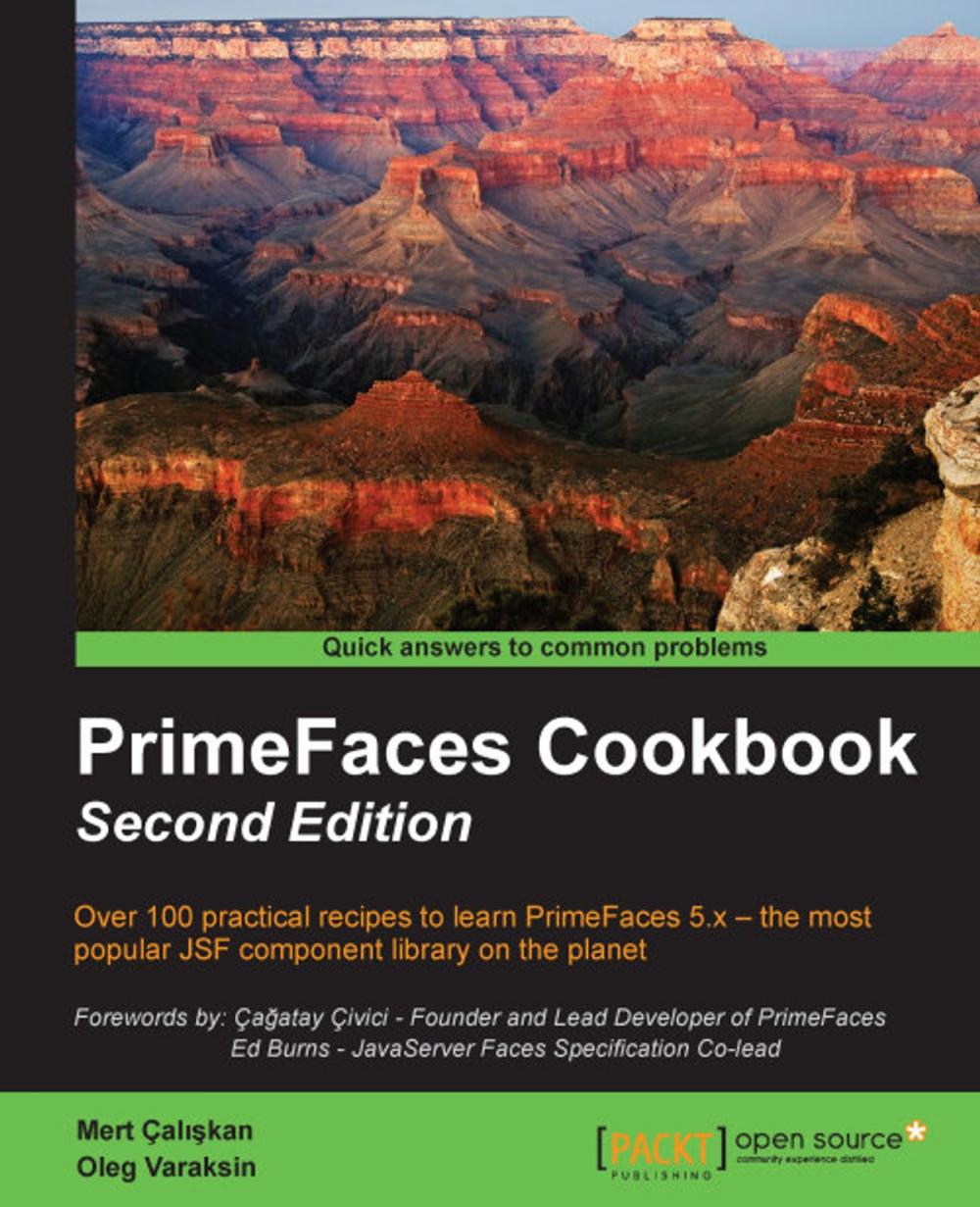 Big bigCover of PrimeFaces Cookbook - Second Edition