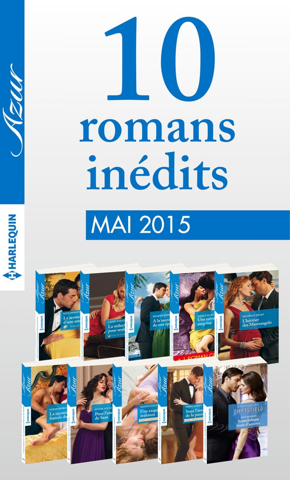 Big bigCover of 10 romans Azur inédits + 1 gratuit (n°3585 à 3594 - mai 2015)