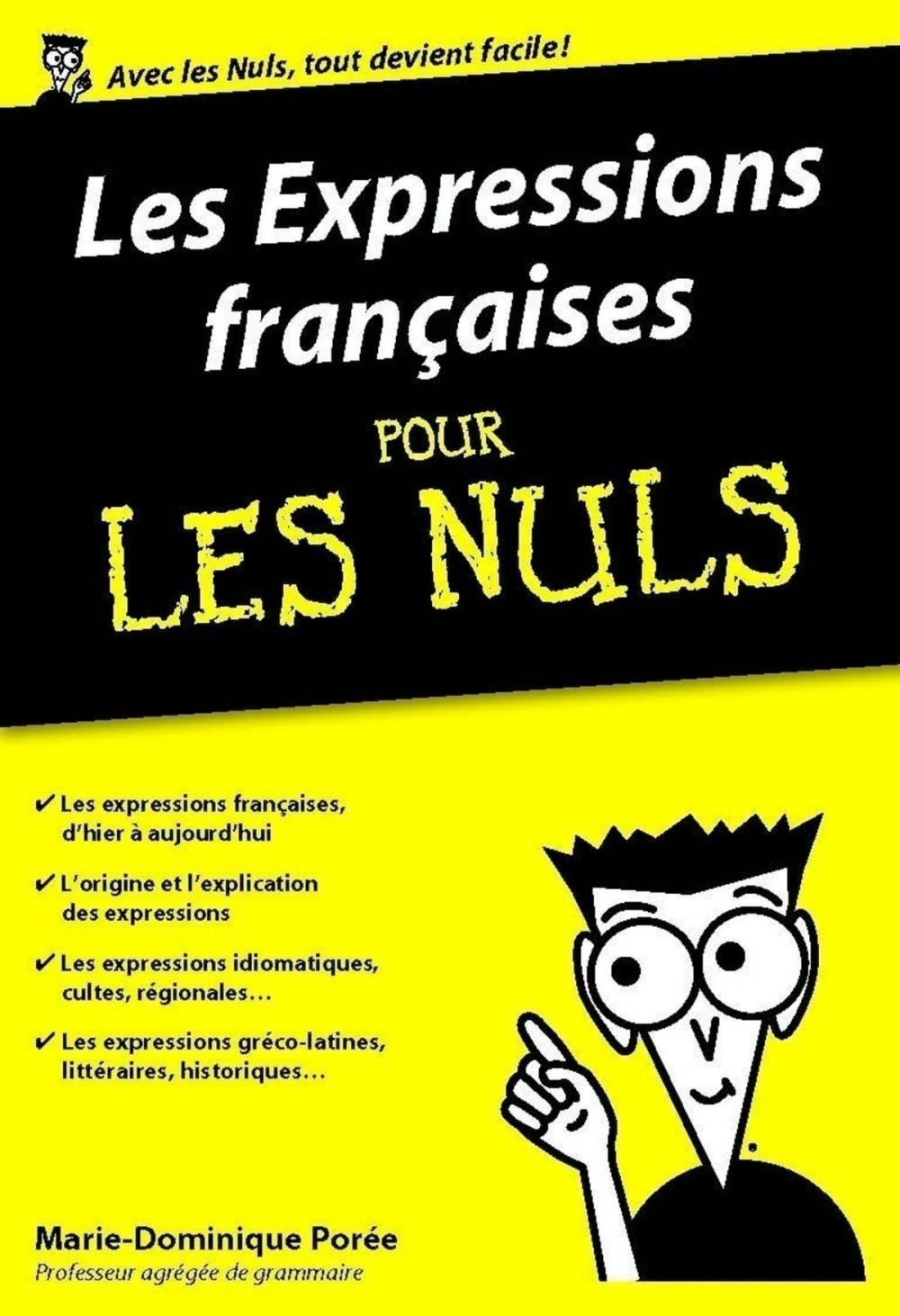 Big bigCover of Les Expressions françaises pour les Nuls, édition poche