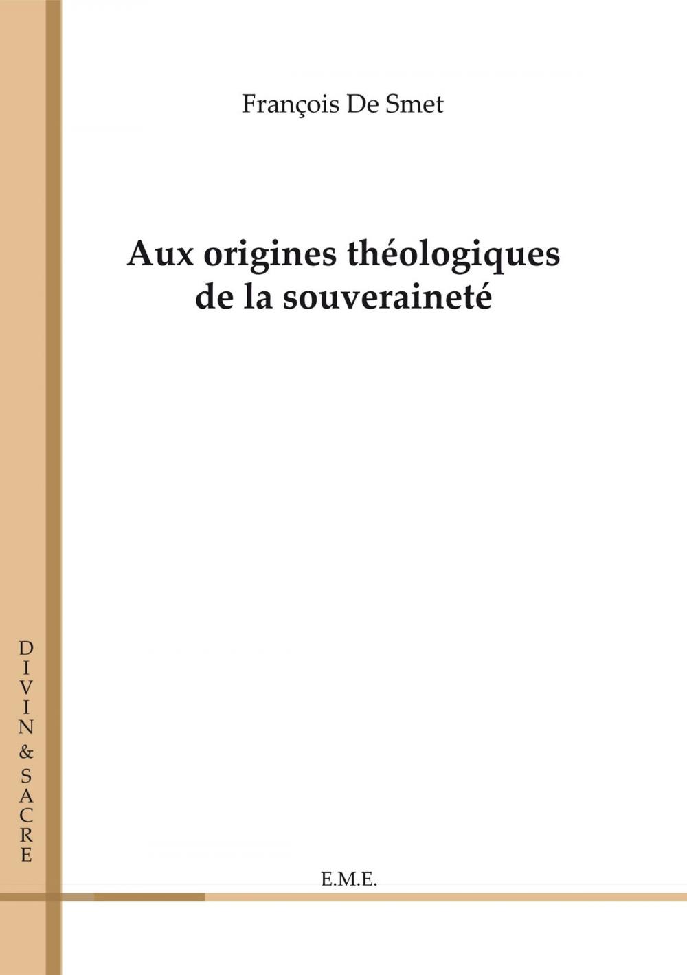 Big bigCover of Aux origines théologiques de la souveraineté