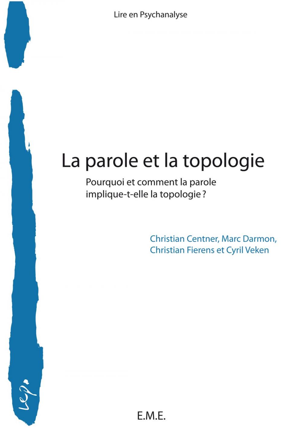 Big bigCover of La parole et la topologie