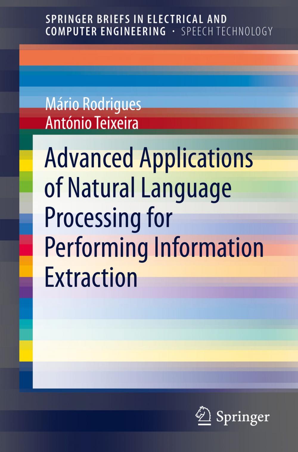 Big bigCover of Advanced Applications of Natural Language Processing for Performing Information Extraction