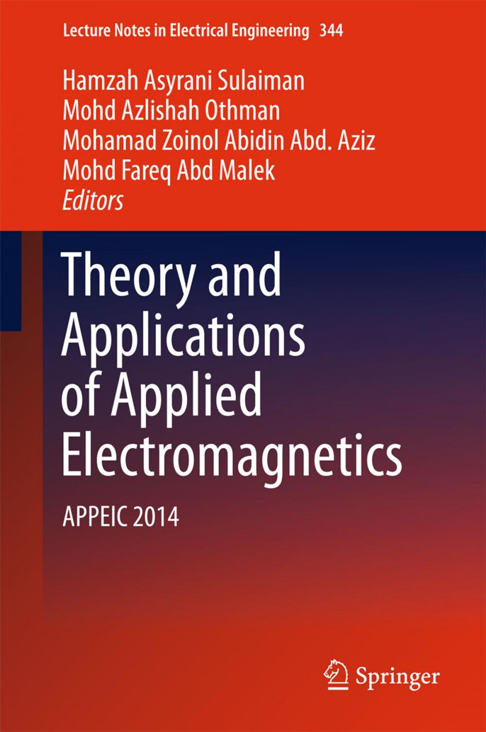 Big bigCover of Theory and Applications of Applied Electromagnetics