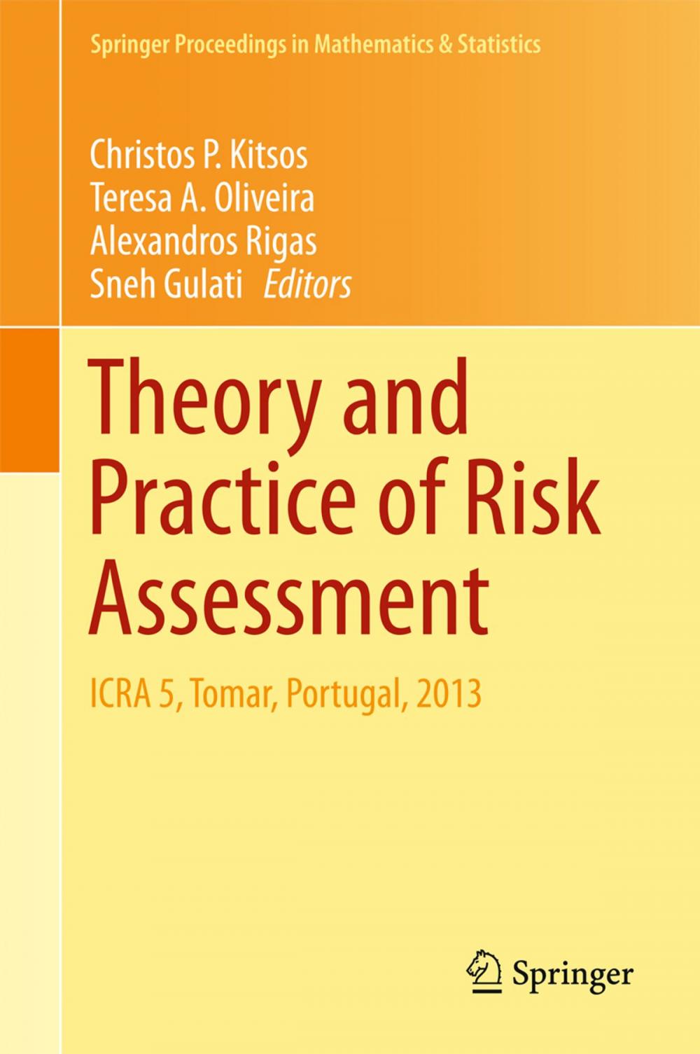 Big bigCover of Theory and Practice of Risk Assessment