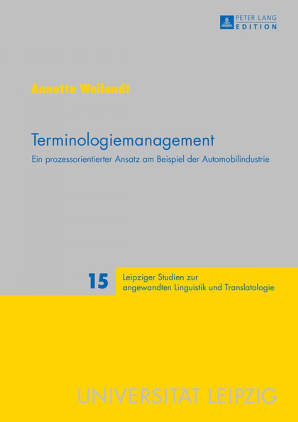 Big bigCover of Terminologiemanagement