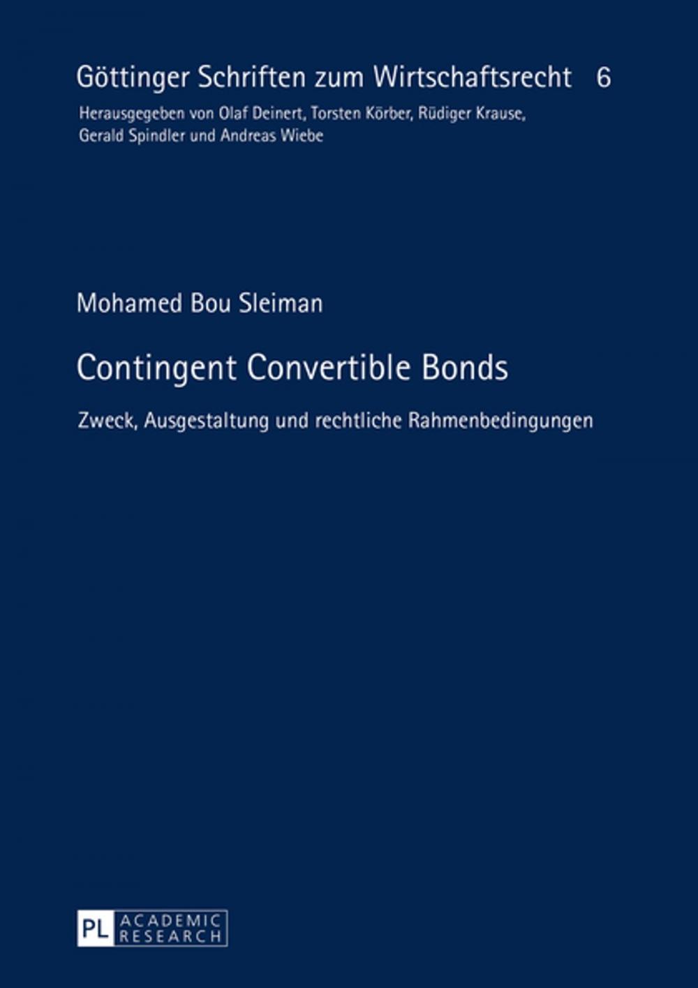 Big bigCover of Contingent Convertible Bonds