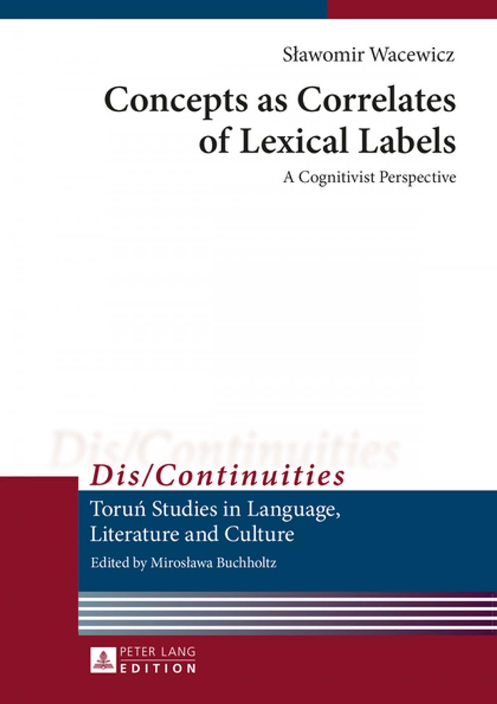 Big bigCover of Concepts as Correlates of Lexical Labels