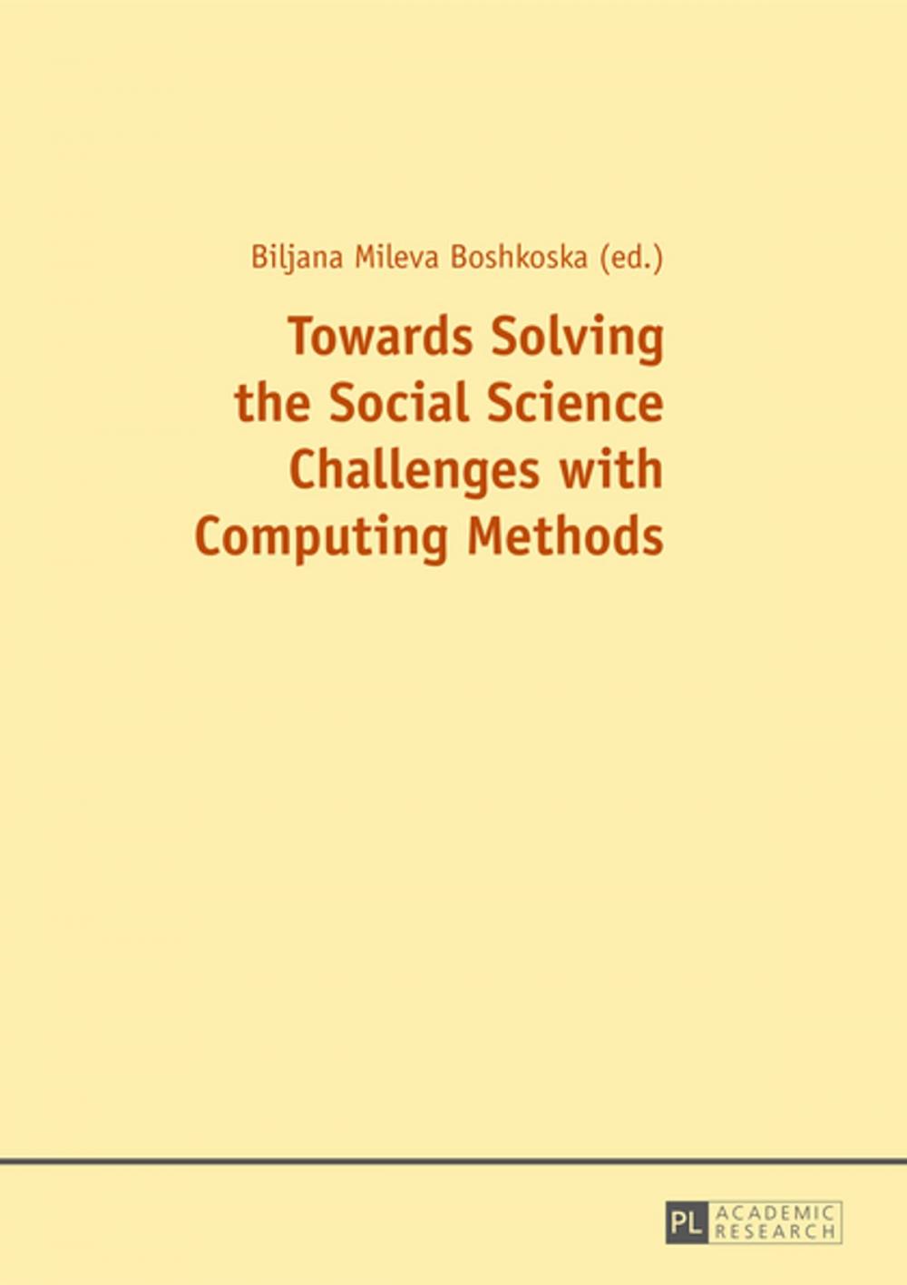 Big bigCover of Towards Solving the Social Science Challenges with Computing Methods