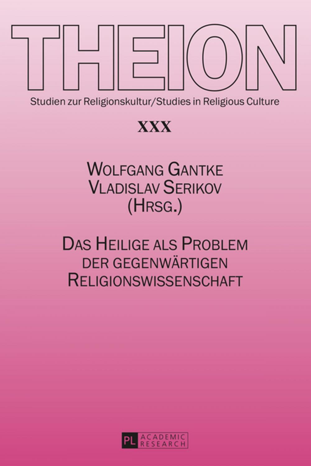 Big bigCover of Das Heilige als Problem der gegenwaertigen Religionswissenschaft