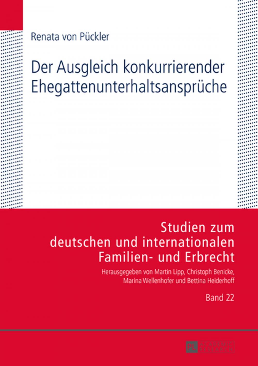 Big bigCover of Der Ausgleich konkurrierender Ehegattenunterhaltsansprueche