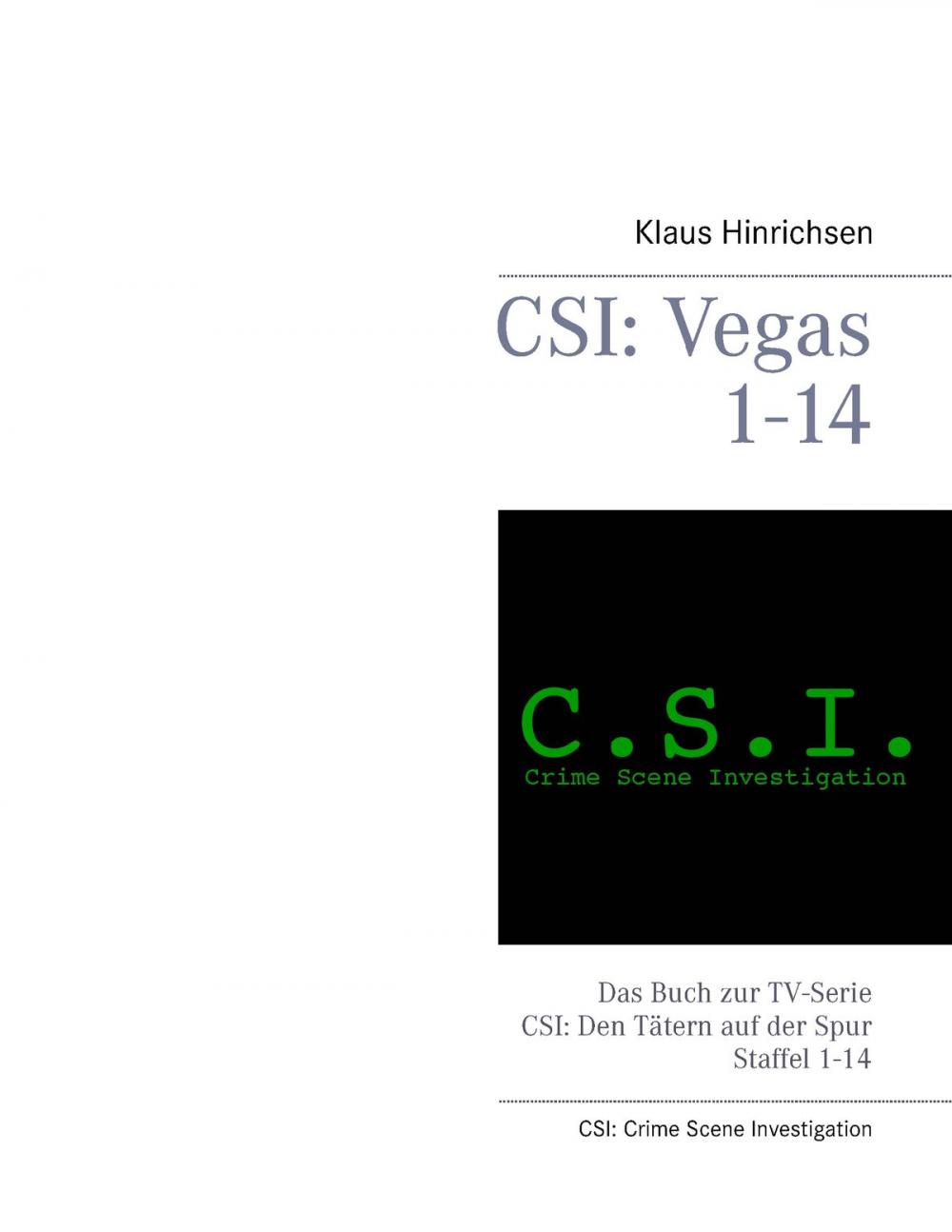 Big bigCover of CSI: Vegas 1 - 14