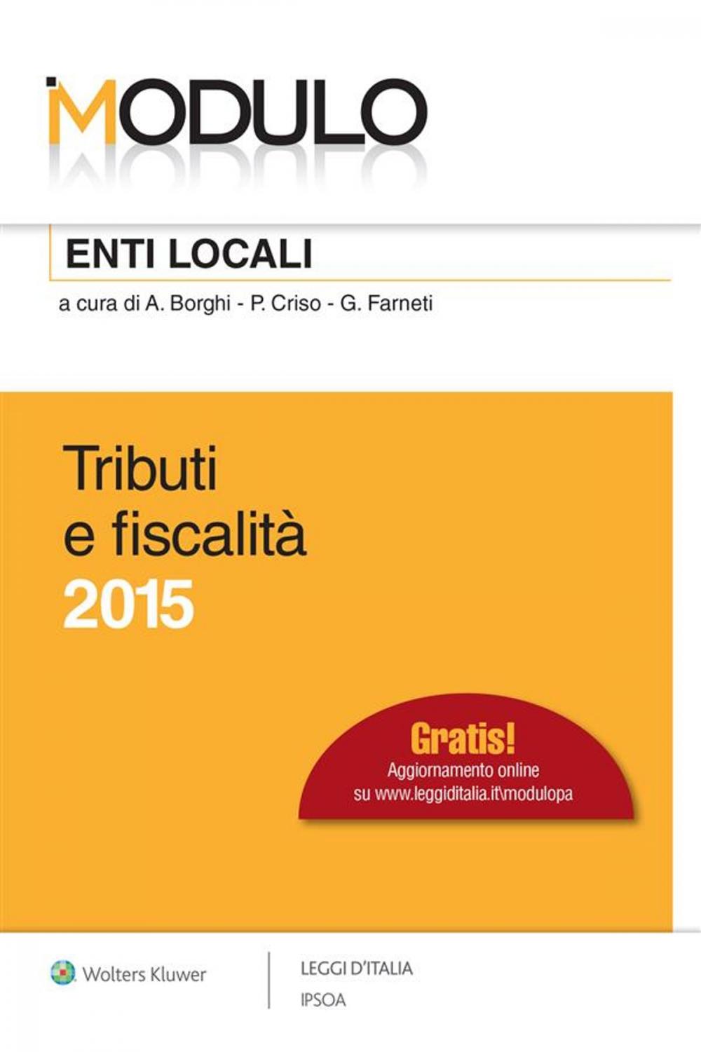 Big bigCover of Modulo Enti locali Tributi e fiscalità