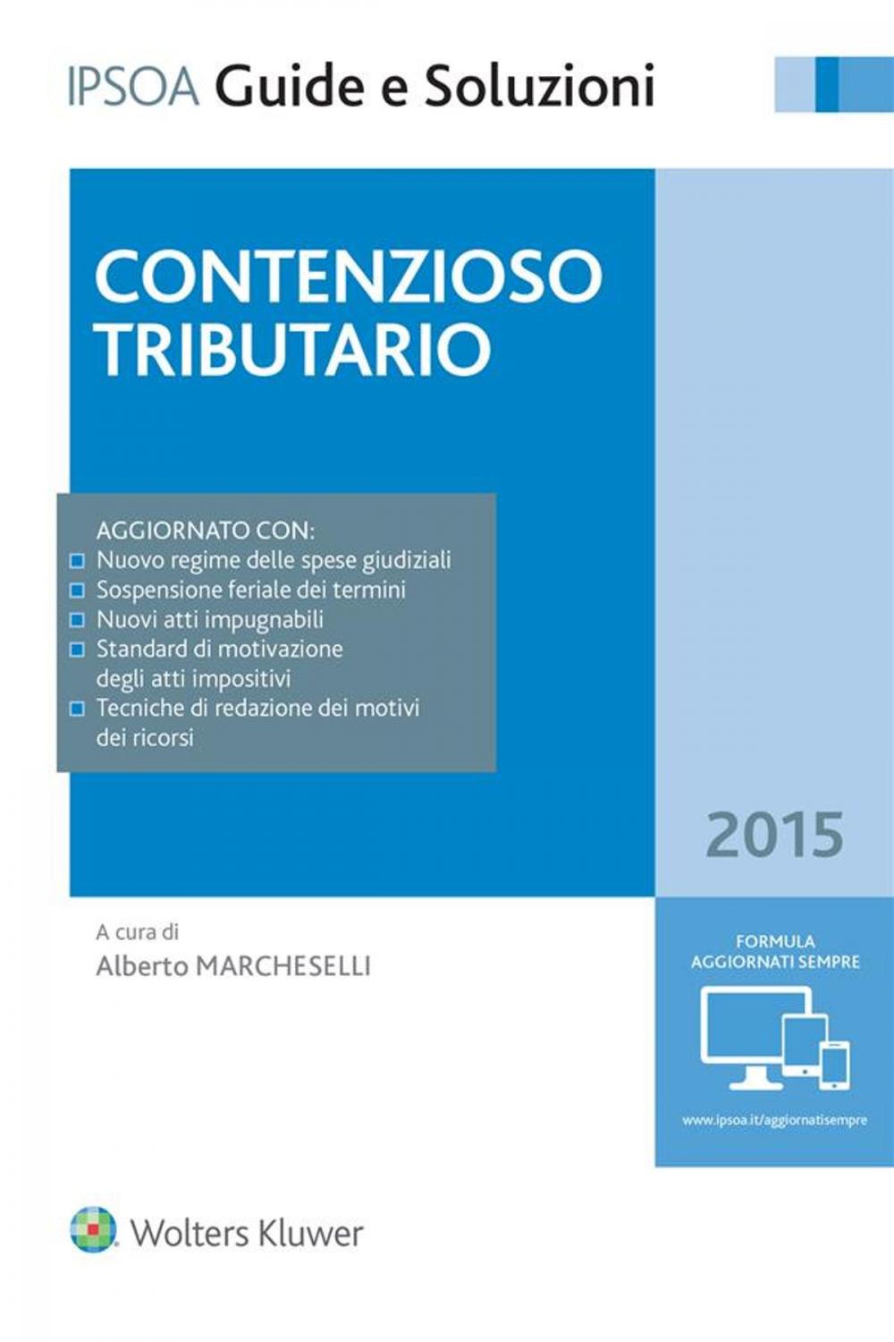 Big bigCover of Contenzioso tributario 2015