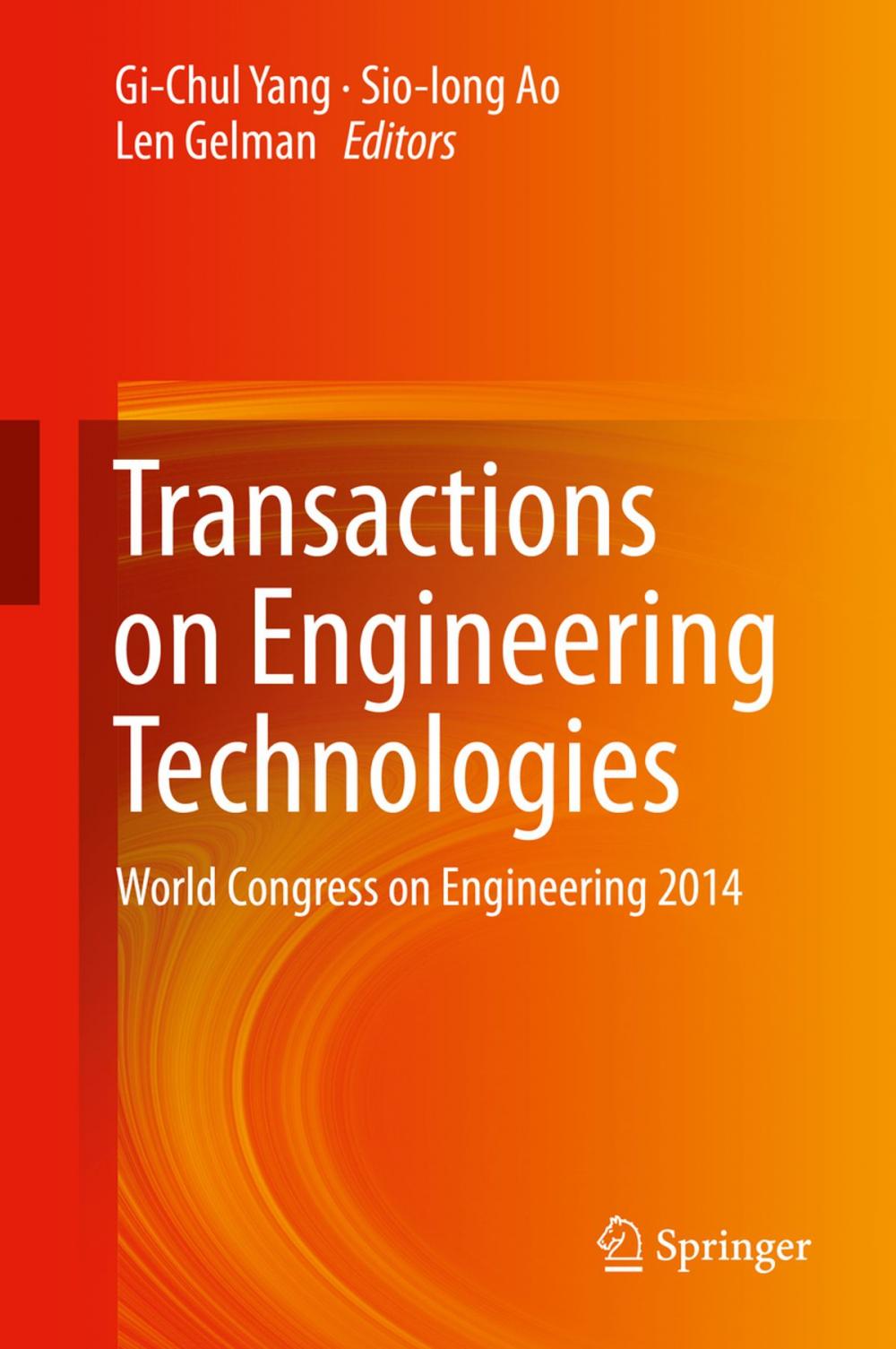 Big bigCover of Transactions on Engineering Technologies