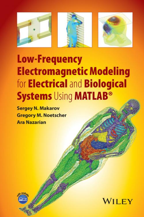 Cover of the book Low-Frequency Electromagnetic Modeling for Electrical and Biological Systems Using MATLAB by Sergey N. Makarov, Gregory M. Noetscher, Ara Nazarian, Wiley