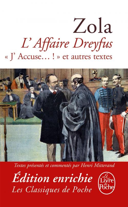 Cover of the book L'Affaire Dreyfus by Émile Zola, Le Livre de Poche