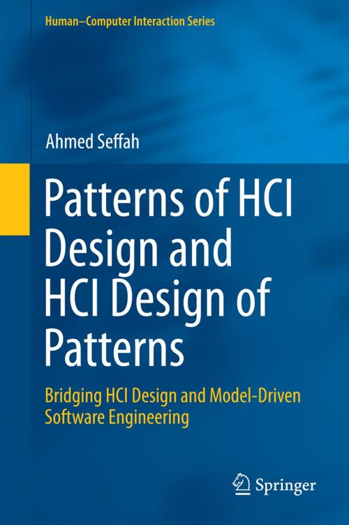 Cover of the book Patterns of HCI Design and HCI Design of Patterns by Ahmed Seffah, Springer International Publishing