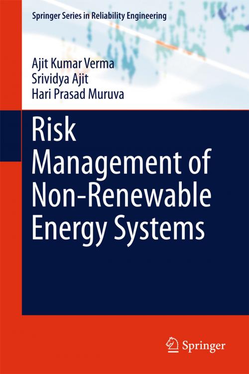 Cover of the book Risk Management of Non-Renewable Energy Systems by Ajit Kumar Verma, Srividya Ajit, Hari Prasad Muruva, Springer International Publishing