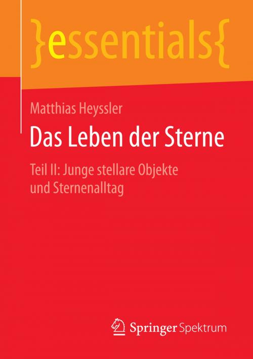 Cover of the book Das Leben der Sterne by Matthias Heyssler, Springer Fachmedien Wiesbaden