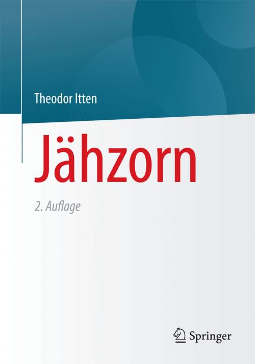 Cover of the book Jähzorn by Theodor Itten, Springer Berlin Heidelberg