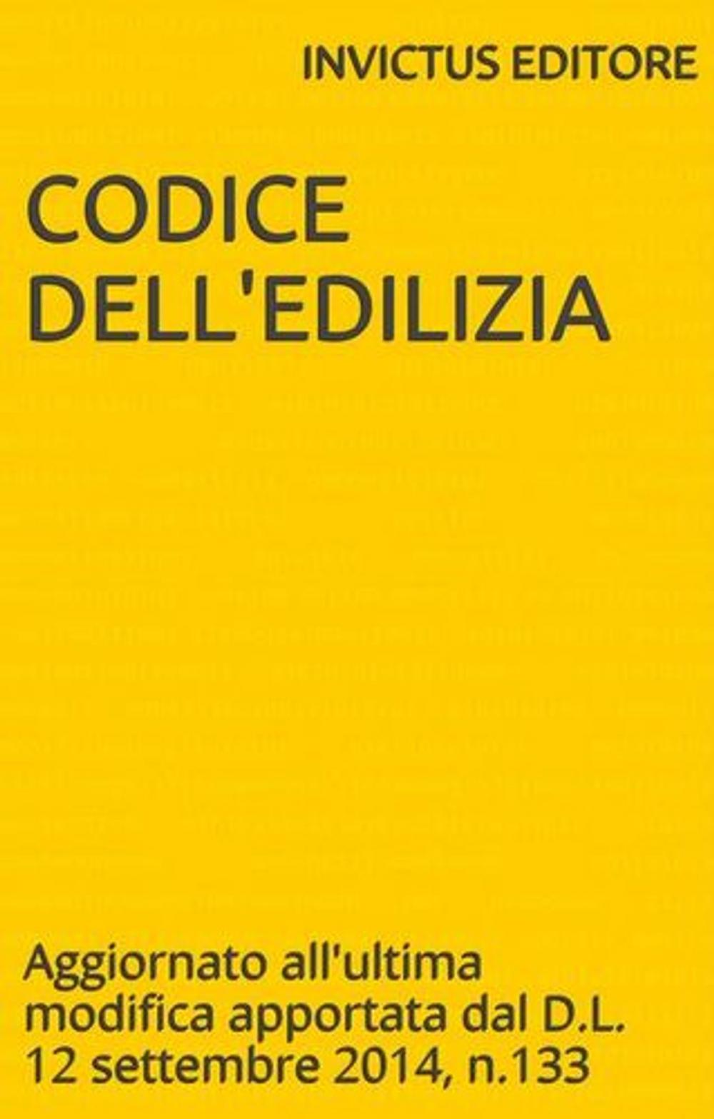 Big bigCover of Codice dell'Edilizia