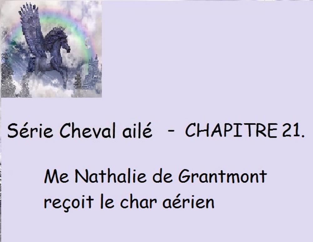 Big bigCover of Chapitre 21 - Me Nathalie de Grantmont reçoit le char aérien