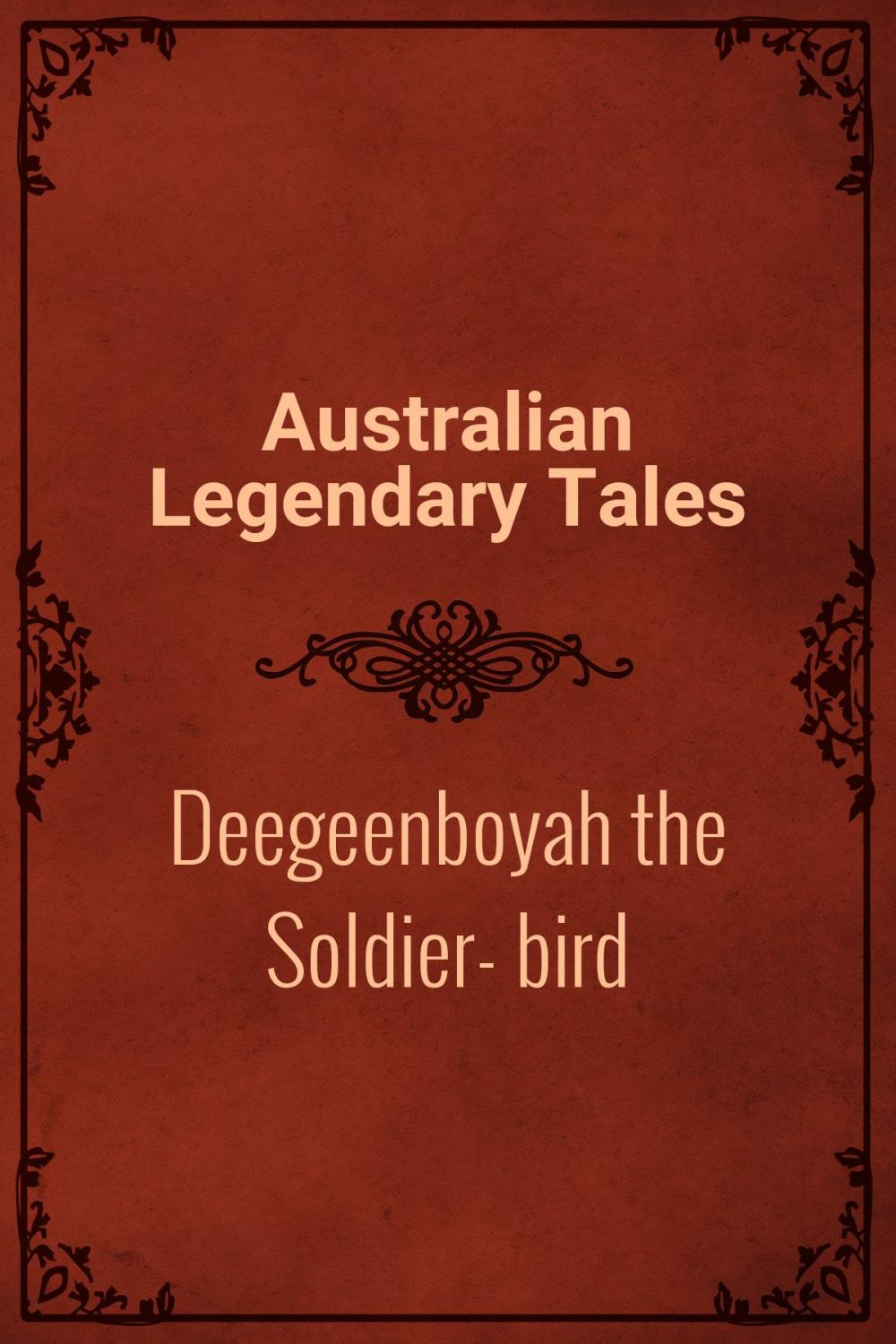 Big bigCover of Deegeenboyah the Soldier-bird