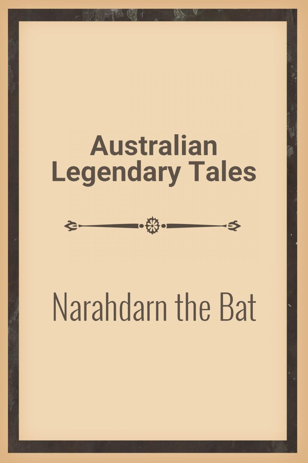 Big bigCover of Narahdarn the Bat