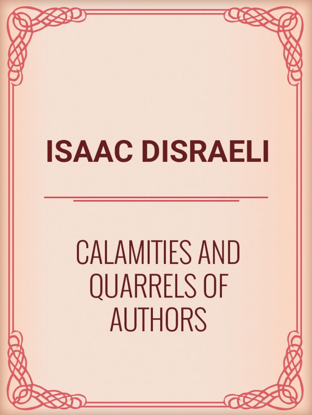 Big bigCover of Calamities and Quarrels of Authors